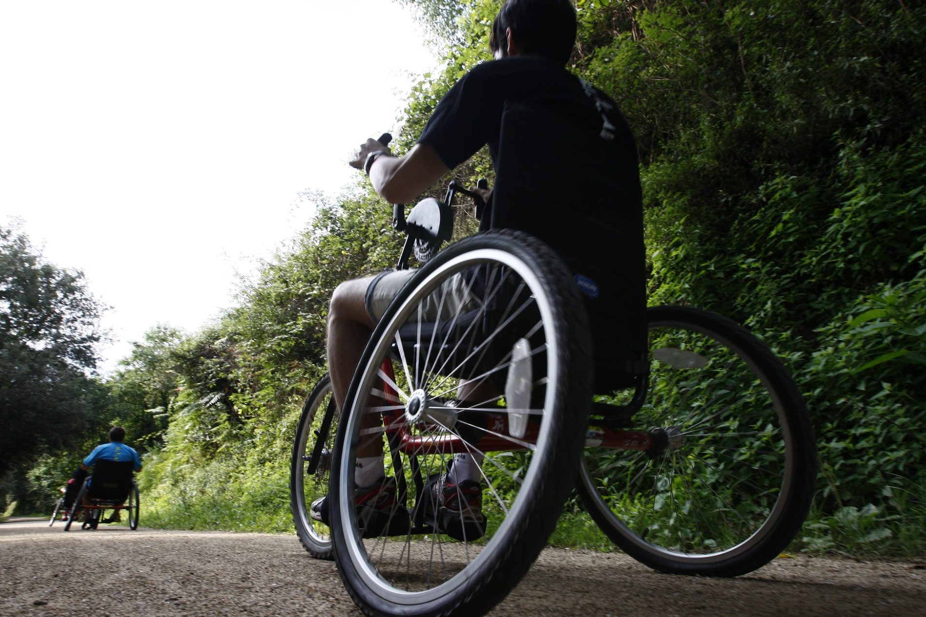Bicicleta adaptada handbike