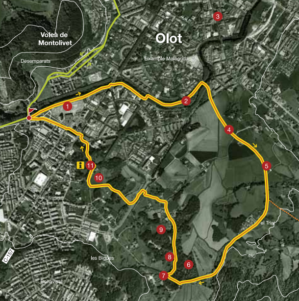 Mapa Secrets Olot
