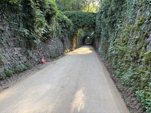 Obres renovació ferm fonts de Sant Roc Olot