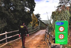 Guarda Rural a les vies verdes de Girona