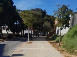 Millores a la via verda del Carrilet al seu pas per Sant Feliu de Guíxols