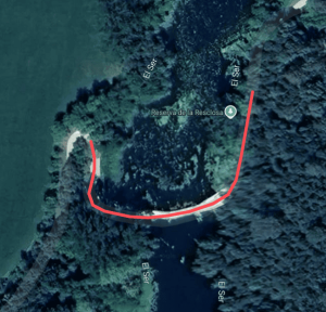 Tram tallat Serinyà