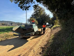 Obres de reparació del ferm per emergència