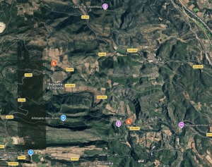 Obres de formigonatge CN de la Muga