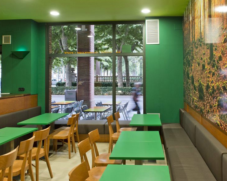 B-CREK Sandwiches, Salads & Juices Interior