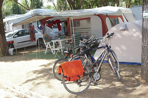 Bicicletes al Càmping Valldaro