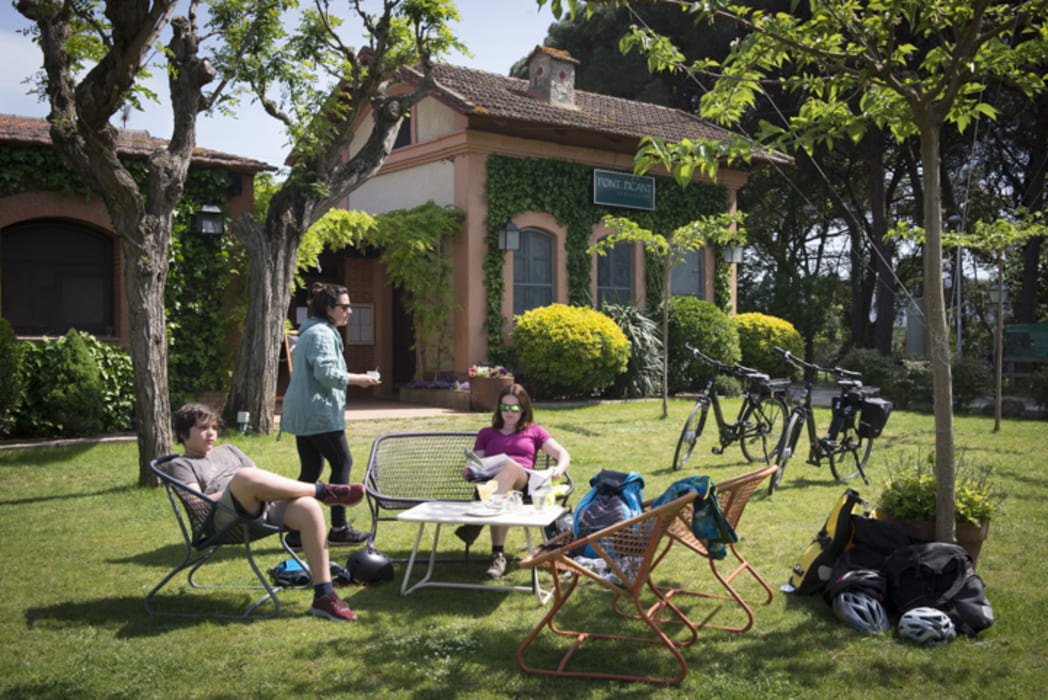 Restaurante La Font Picant en Santa Cristina d'Aro, ruta del Carrilet II