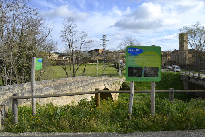 via verda ruta del tren pinxo girona banyoles serinya