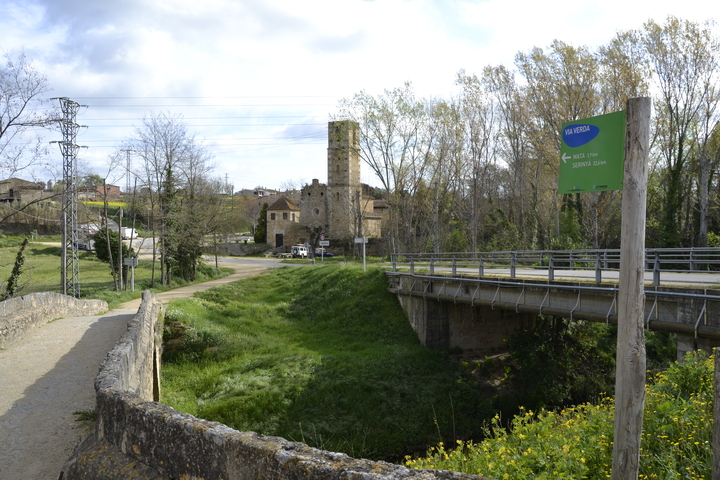 via verda ruta del tren pinxo girona banyoles serinya