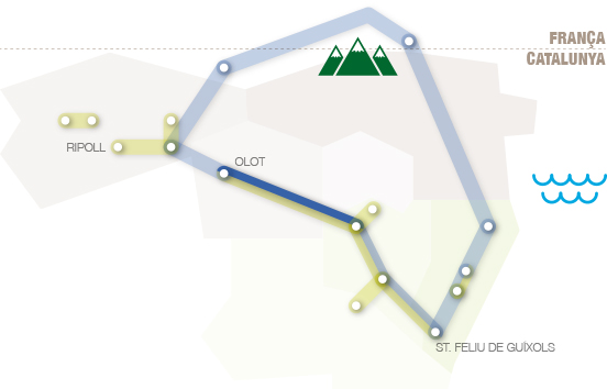 Mapa geogràfic etapa del Carrilet I