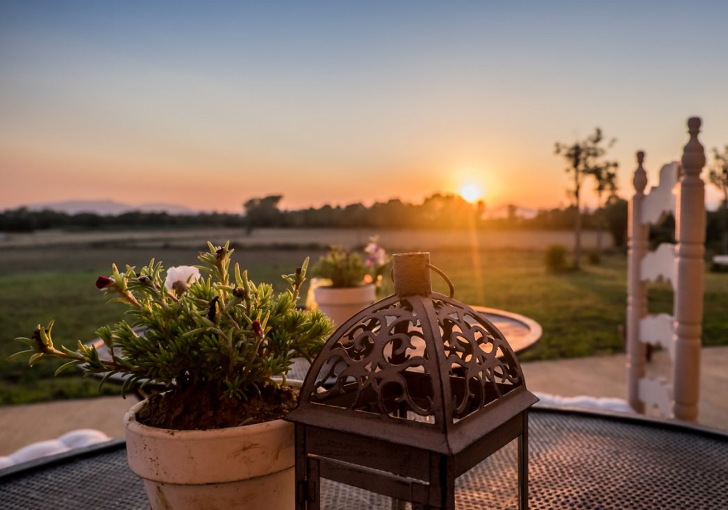 Coucher de soleil à Can Serrà