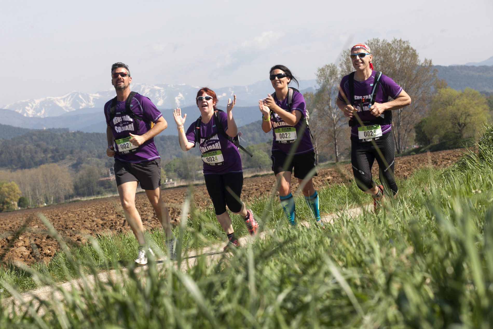 gRUP PARTICIPANT A LA TRAILWALKER A LES VIES VERDES DE gIRONA