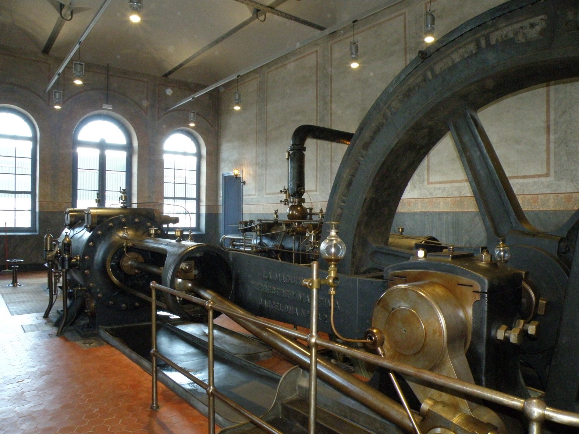 Màquina de vapor de Burés, Anglès