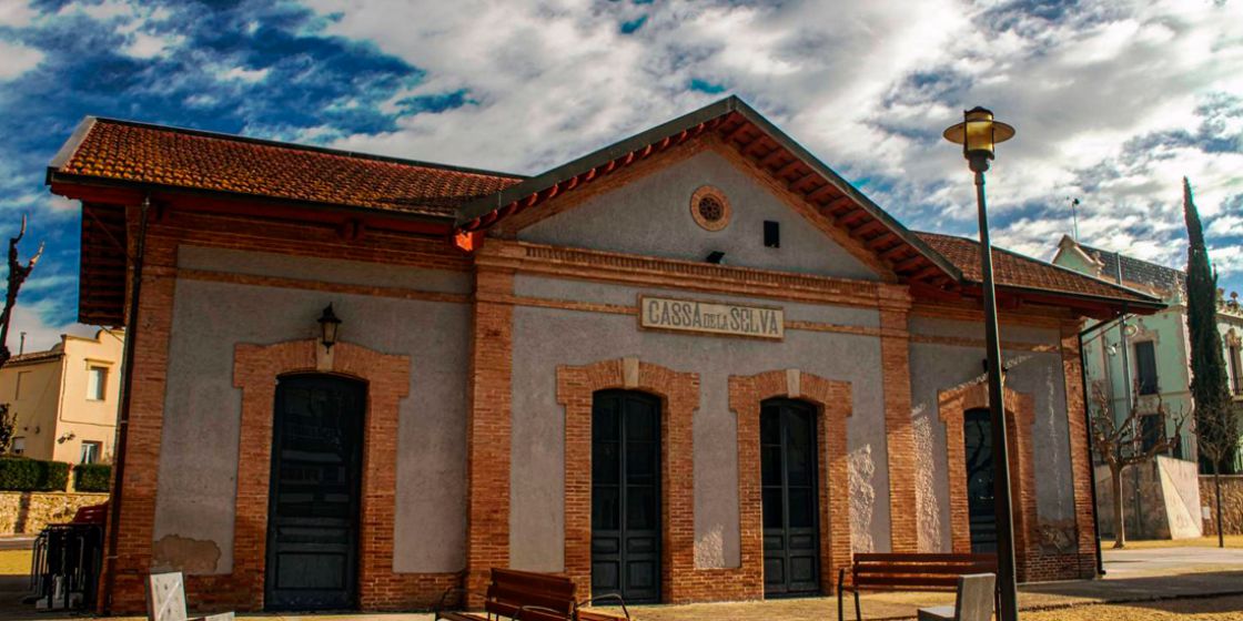 Train station of Cassà de la Selva