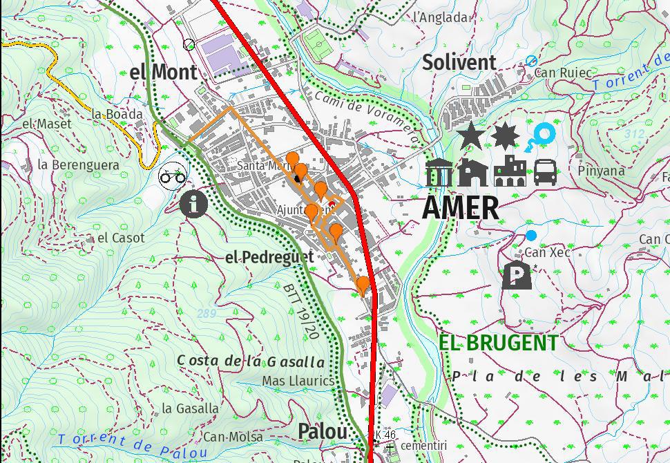 Situación de la ruta