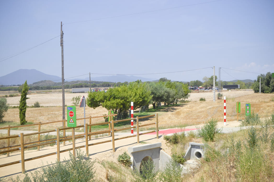 Via verda de les Masies Aiguaviva Aeroport de Girona