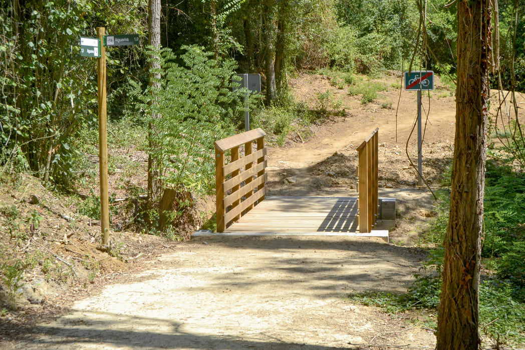 Via verda de les Masies Aiguaviva Aeroport de Girona