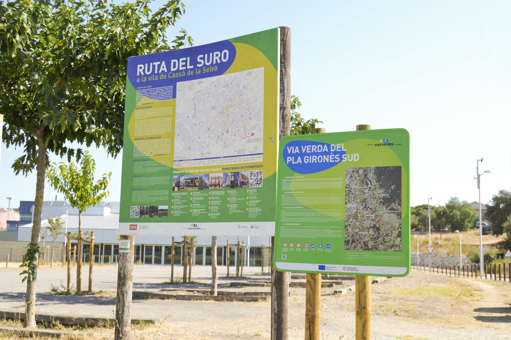 Señalización Ruta del Pla Gironès Sud