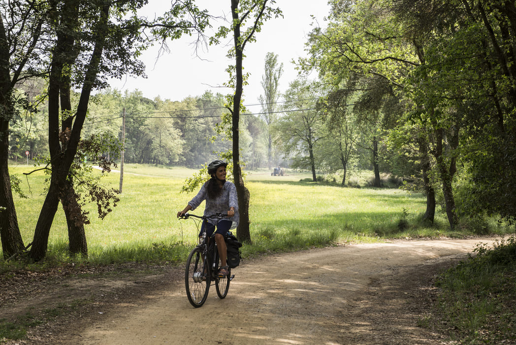 Vía verde ruta circular Girona 35 km Caldes de Malavella