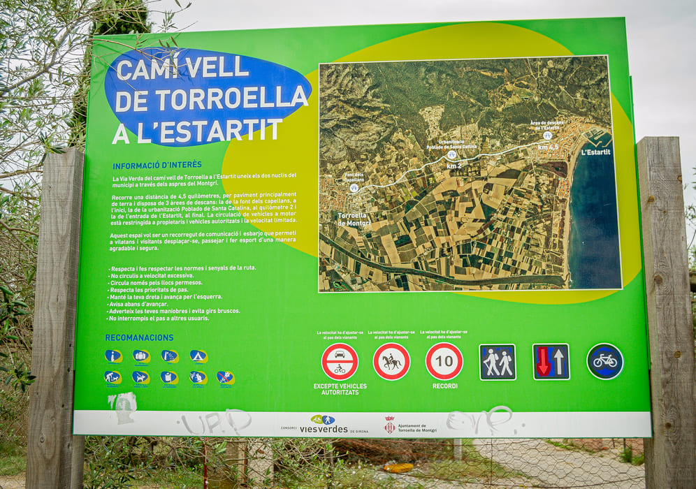 map Greenway Torroella a l'Estartit