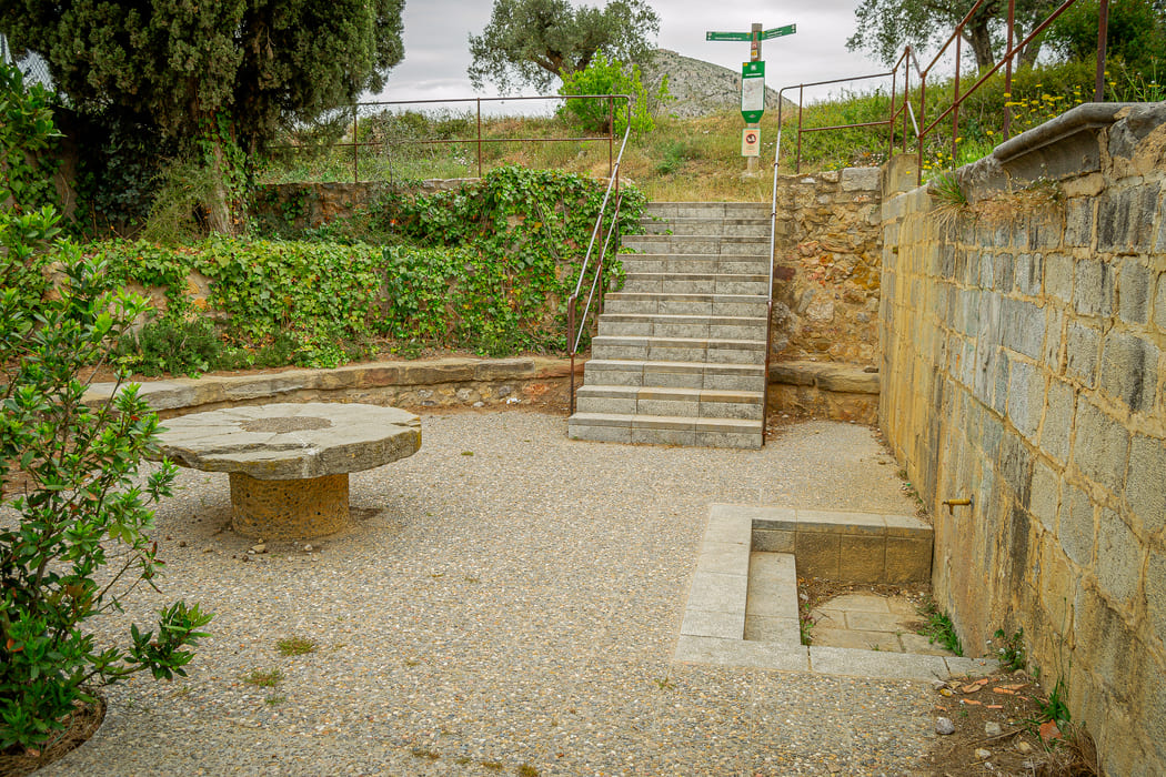 área de descanso de la fuente dels Capellans