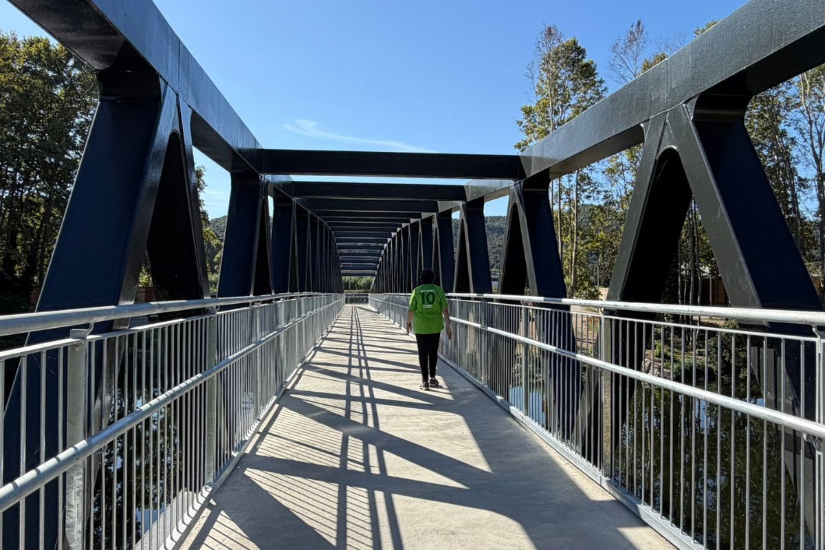 Via verda ruta circular Girona La Creueta